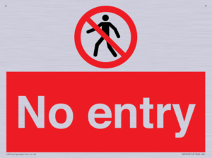 No entry